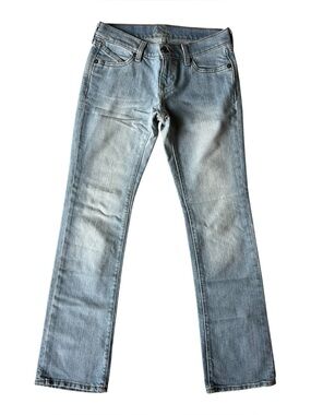 VINTAGE Y2K THE DIVA LOW RISE DENIM  JEANS LIGHT WASH SIZE 2 WOMENS